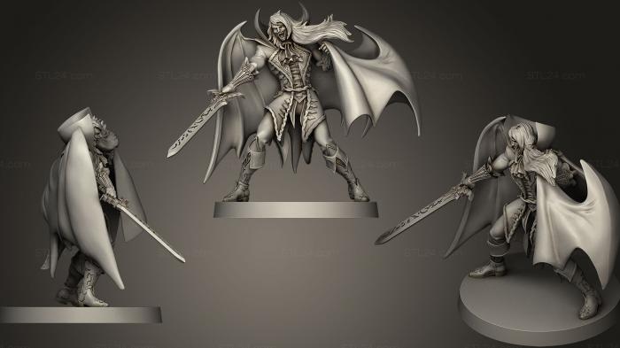 Статуэтки герои, монстры и демоны (Меч и Волшебство 59, STKM_1282) 3D модель для ЧПУ станка